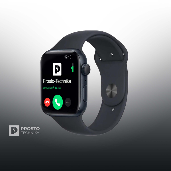 Умные часы Apple Watch Series SE Gen 2 44 мм Aluminium Case, Темная ночь Sport Band M/L